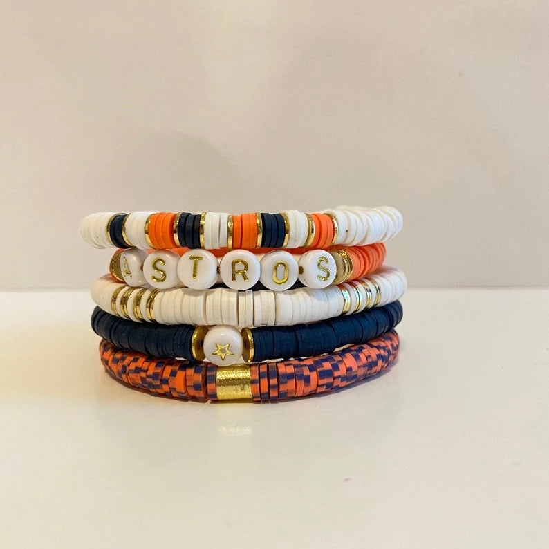 H-Town Astros Friendship Bracelet Set